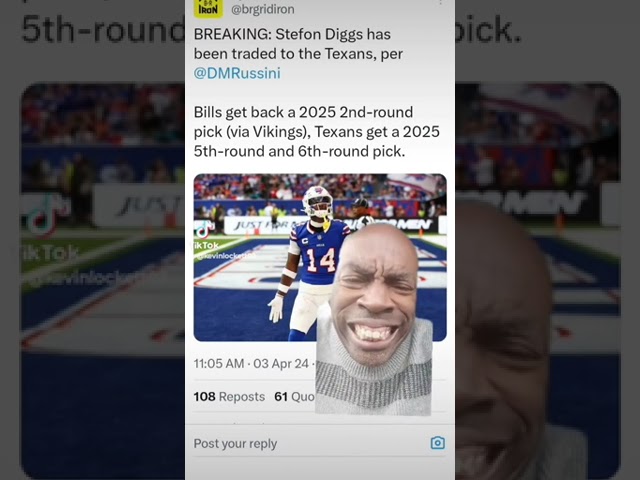 Bills Will Regret Trading Stephon Diggs To Texans?