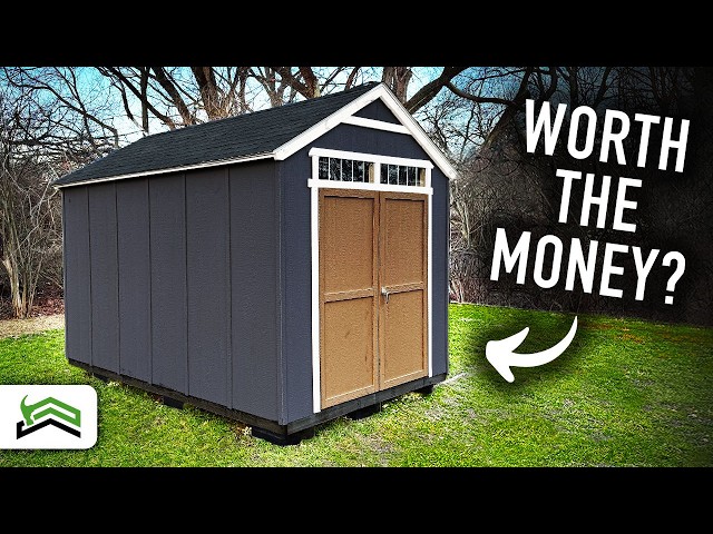 Full Shed Kit Build | 8 ft x 12 ft DIY Storage Shed