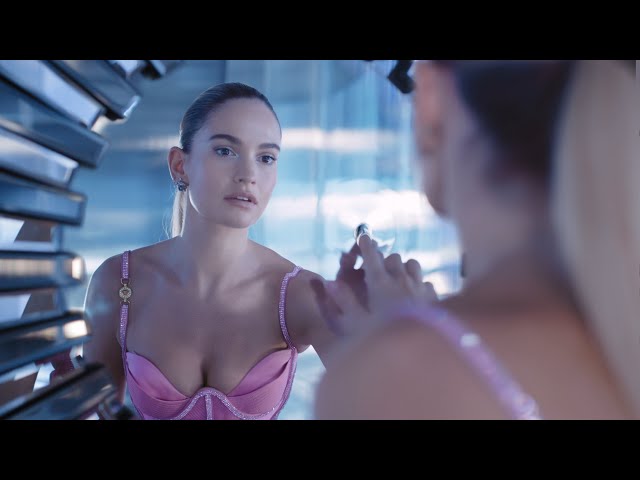 Versace & Lily James: Bright Crystal
