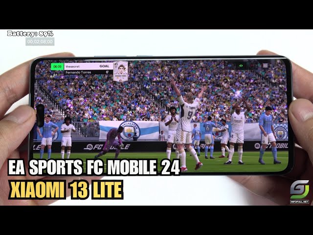 Xiaomi 13 Lite test game EA SPORTS FC MOBILE 24 | Snapdragon 7 Gen 1