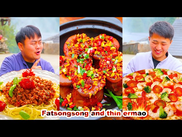 Songsong and Ermao choose blind box, which food choice do you like? mukbang | songsong and ermao