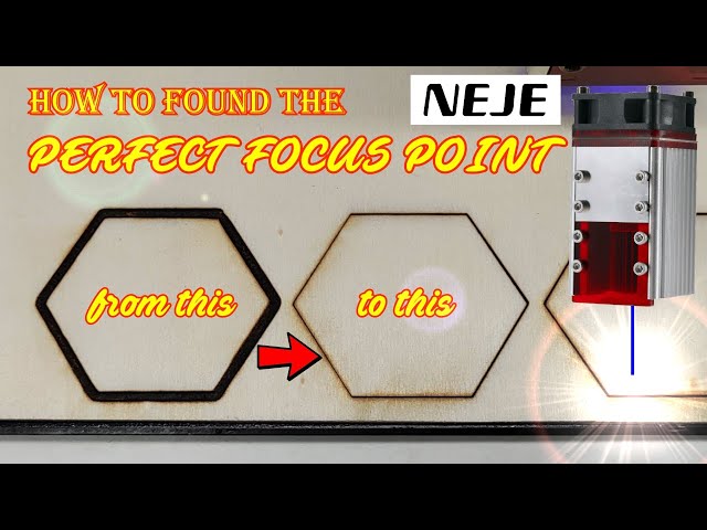 How To Found The Perfect Laser Focus Point - NEJE master 2s max  A40640 40w laser modul
