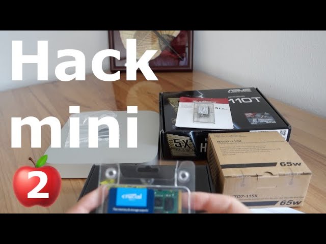 Hack mini 🍎 - The parts finally arrived (Hackintosh inside a Mac mini case)