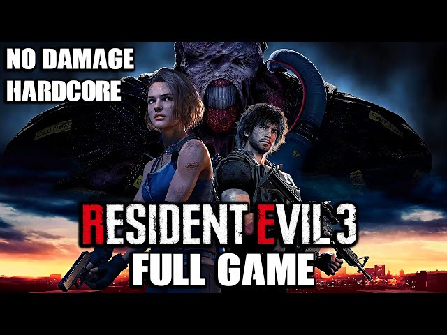 Resident Evil 3 Remake FULL Game Walkthrough - (No Damage/Hardcore)