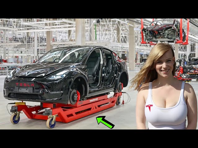 TESLA Factory🚘2024 [Production line]: Model 3 + Model S Assembly🔥Manufacturing [Car GIGA FACTORY]