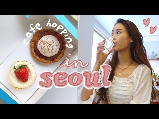 how much i spend cafe hopping in seoul 🧁💸 (hongdae cafes, cupcakes, gnocchi, tea set)