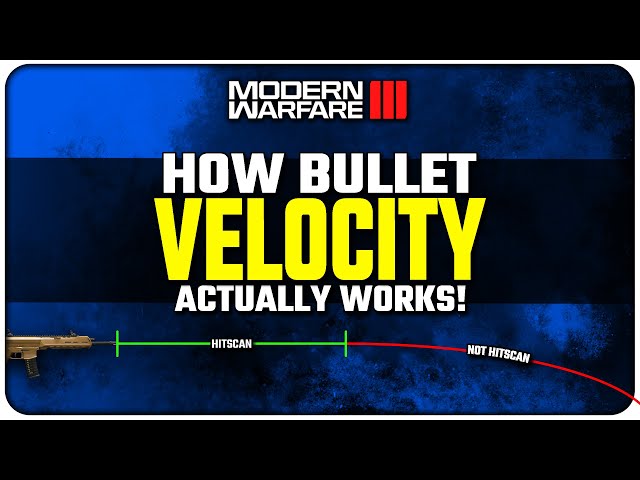 Bullet Velocity Isn't What You Think in Call of Duty!