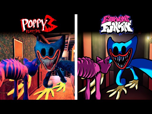 Poppy Playtime Chapter 3 CATNAP Secrec Scene // Original vs FNF | Friday Night Funkin'