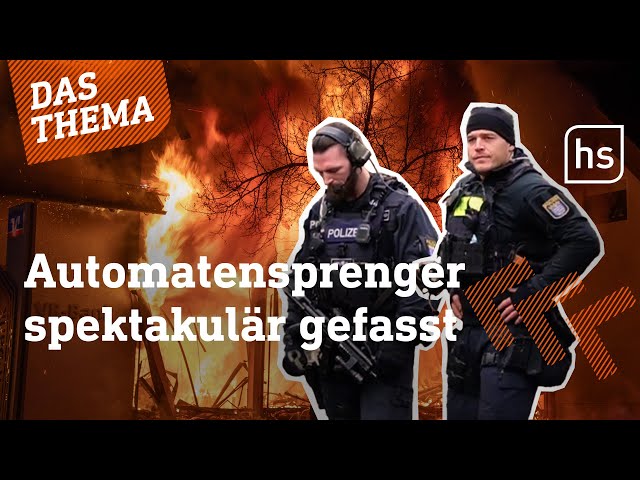 Geldautomaten-Sprengungen: Großbrand nach Explosion - Gangster dank Zeitungsausträger gefasst