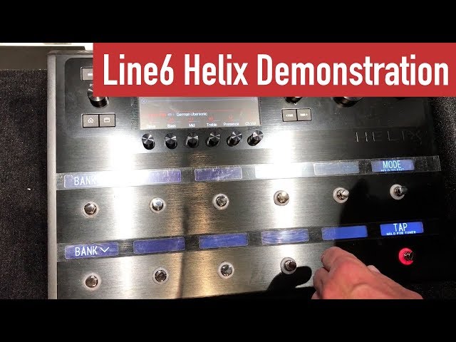 E-Gitarre lernen - Demonstration des Line6 Helix am Line6 Stand | Guitar Master Plan