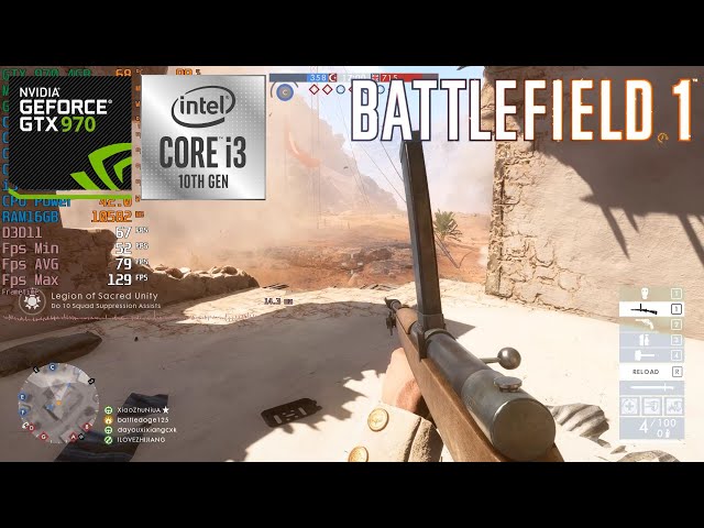 GTX 970 4GB - Battlefield 1 On Ultra Settings [Benchmark] - 2024