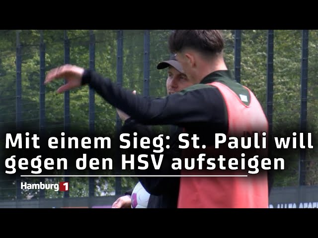 Mit einem Sieg: FC St. Pauli will gegen den HSV aufsteigen