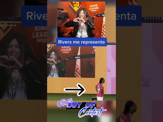 ¿Cómo Reaccionó Rivers cuando Ronaldinho lo Saludó? en la Kings League