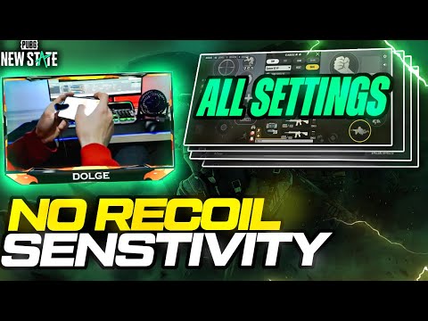 No Recoil Senstivity & all Settings 4 Finger Claw PUBG NEW STATE