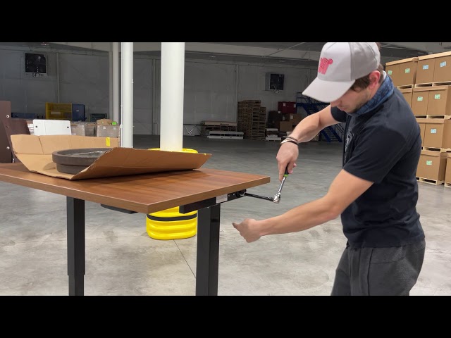 Are you thinking about a pneumatic desk? Watch this first.