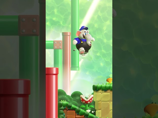 What if Evil Blue Mario uses the Elephant Power-Up in Super Mario Bros. Wonder? #shorts