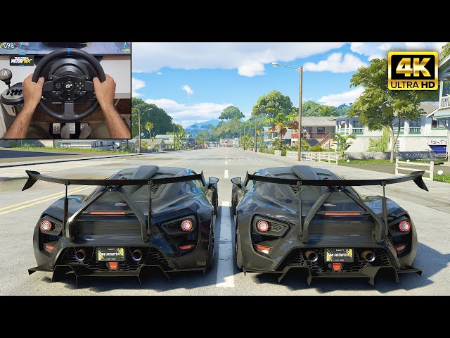 1200HP Zenvo TSR-S | The Crew Motorfest | Thrustmaster T300RS + TH8A Shifter Gameplay