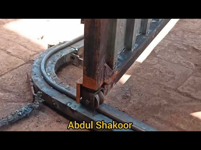 how to install rolling gate | sliding gate installation | gate while | gate design | abdul shakoor