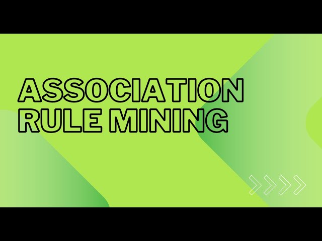 Association Rule Mining: The Apriori Algorithm Explained