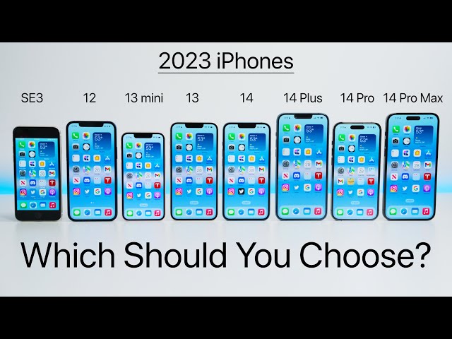 Which iPhone Should You Choose in 2023?