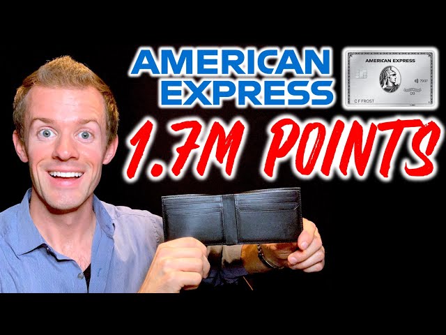 How I Earned 1.7 Million Amex Points in 1 Year