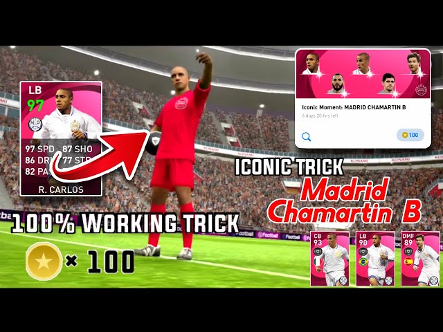 Trick To Get Iconic R. Carlos And Other Iconics From Iconic Moment Real Madrid | Pes 2021 Mobile