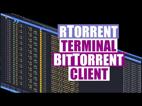 rTorrent Is A Great Terminal Based BitTorrent Client