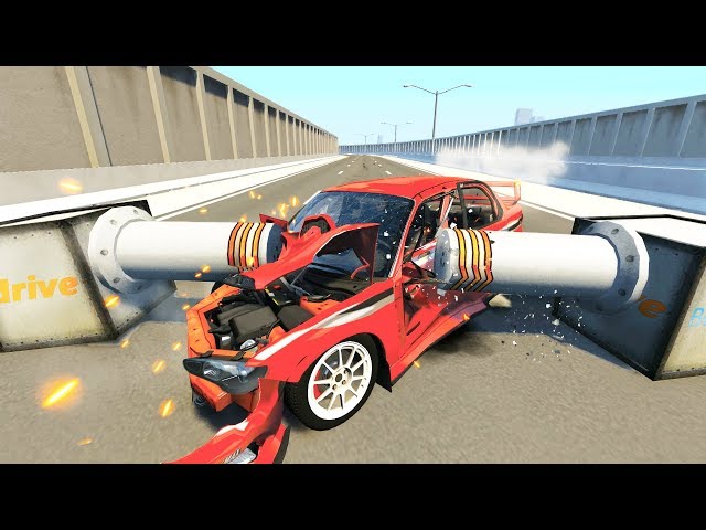 Satisfying Car Crashes Compilation #13 Beamng Drive (Car Shredding Experiment)