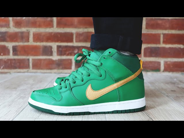 The BEST St. Patrick’s Day Shoe? | Nike Dunk High Pro SB 'St. Patrick Day' Review! (2013 Release)