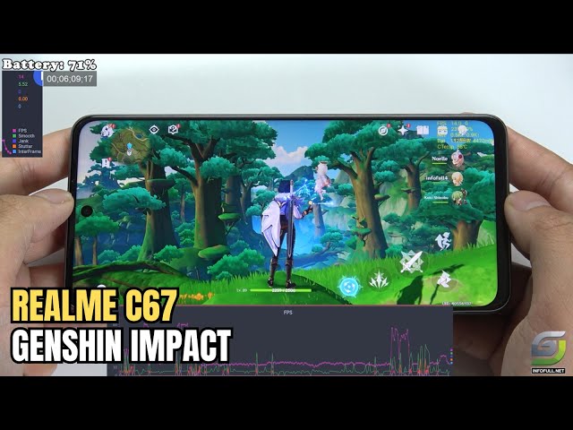 Realme C67 test game Genshin Impact Max Graphics