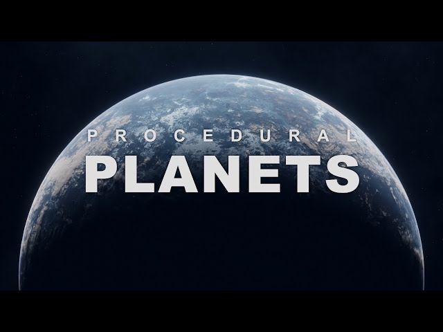 Create Cinematic Procedural Planets (With Atmosphere) in Blender | Tutorial