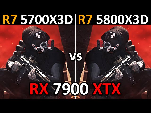 RYZEN 7 5700X3D vs RYZEN 7 5800X3D | RX 7900 XTX | Test in 12 Games | 1440p - 2160p | 2024