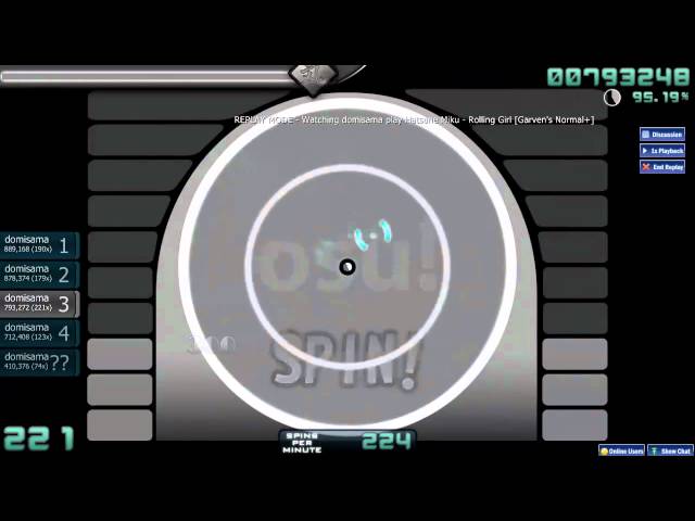 [Osu!] Hatsune Miku - Rolling Girl (PV) - VOCALOID