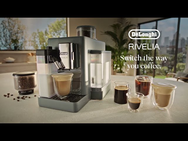 Easily Switch Between Different Coffee Beans With The Delonghi Rivelia | The Good Guys