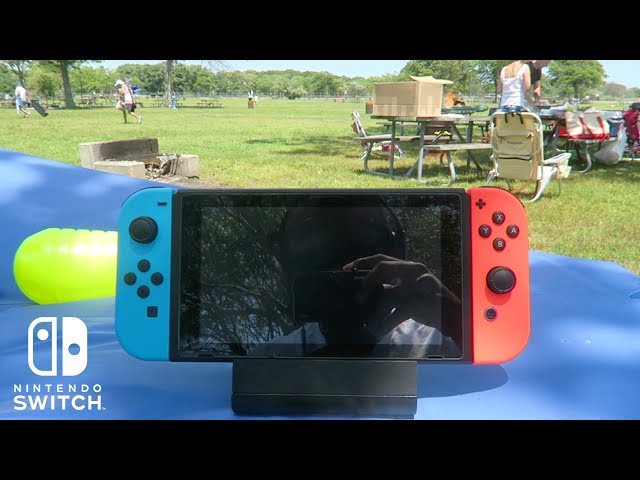Playing Nintendo Switch at The Park! (Is It Playable?)