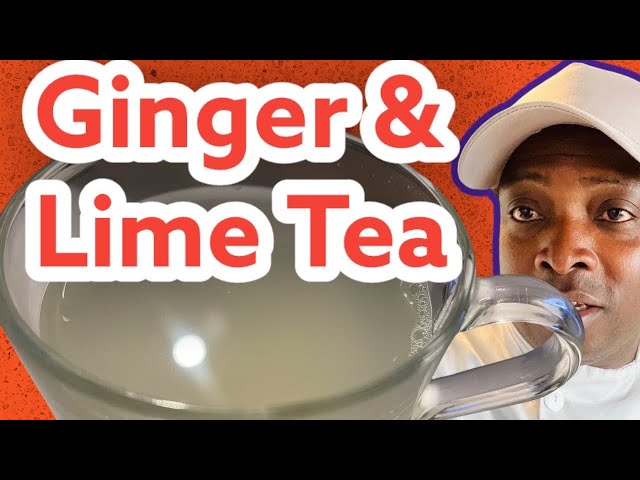 Immune Booster, 1 Minute Lime Ginger Tea! #shorts