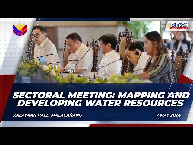 Sectoral Meeting: Mapping and Developing Water Resources