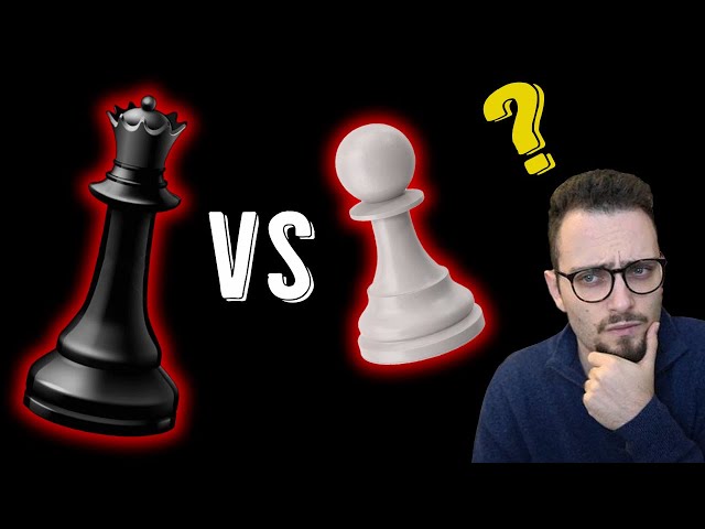 EASY CHESS ENDGAMES: Queen vs. Pawn