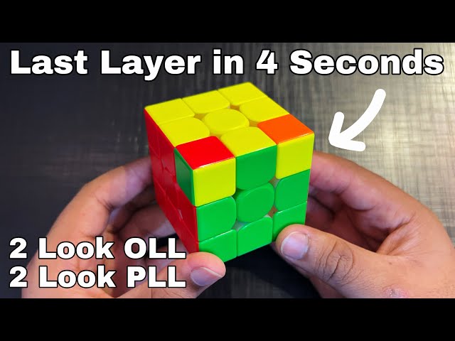 How to Solve Last Layer of a Rubik’s Cube “2 Look OLL & 2 Look PLL”