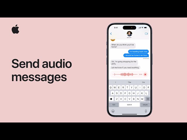 How to send audio messages on iPhone and iPad | Apple Support