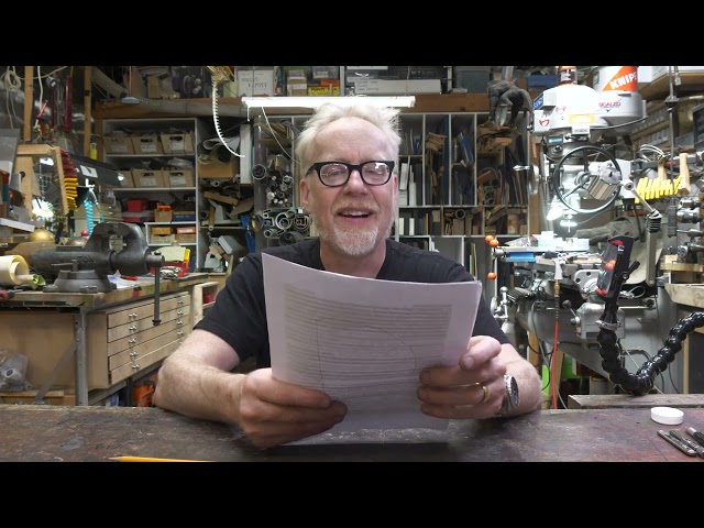 Adam Savage Answers a Personal Question