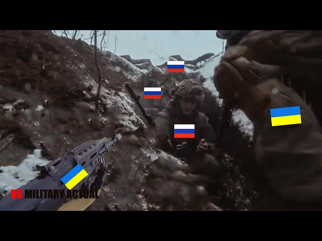 GoPro Live Footage❗how Ukrainian Troops Brutally wipe out Russian soldier in bakhmut