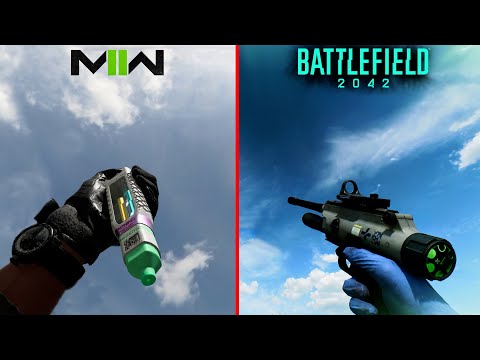 Modern Warfare 2 BETA vs Battlefield 2042 - Attention to Detail & Graphics Comparison