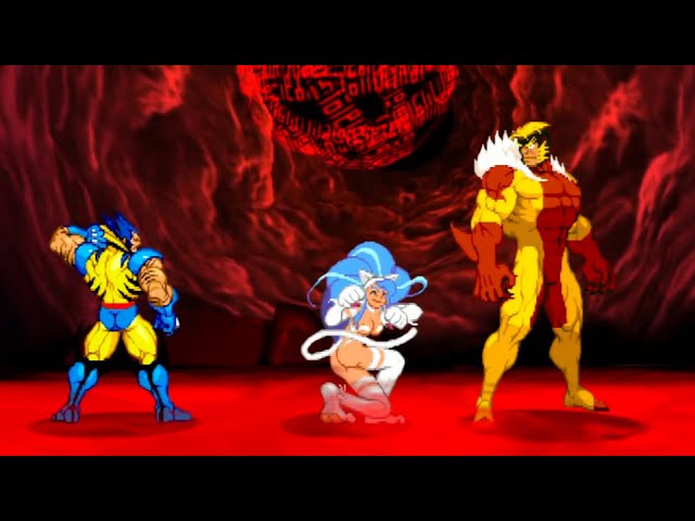 Marvel VS Capcom 2 - Wolverine/Felicia/Sabretooth - Expert Difficulty Playthrough