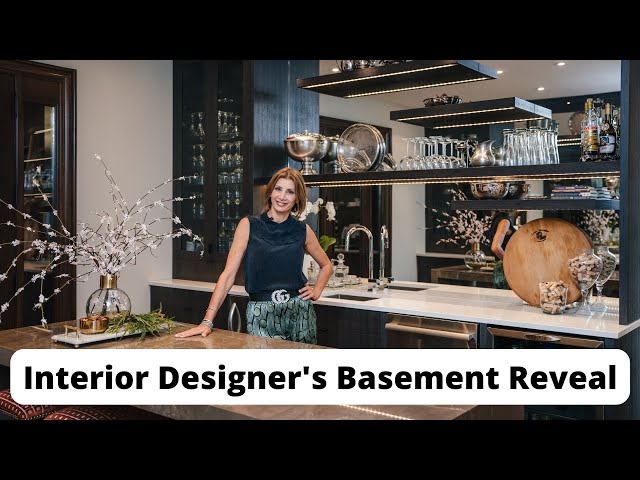 Designer's Own Home Tour | A Basement Built For Entertaining