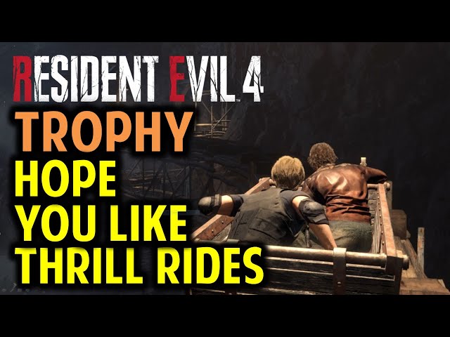 Hope You Like Thrill Rides Trophy: Minecraft Ride Without Any Damage | Resident Evil 4 Remake (RE4)
