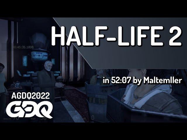 Half-Life 2 by Maltemller in 52:07 - AGDQ 2022 Online