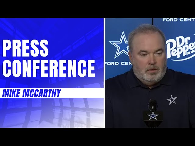 Mike McCarthy Press Conference 11-16-23 | #DALvsCAR | Dallas Cowboys 2023