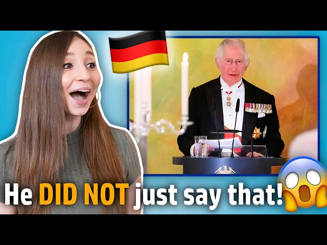 German Reacts to KING CHARLES Speaking German in Federal Parliament! 🇬🇧🇩🇪| Feli from Germany