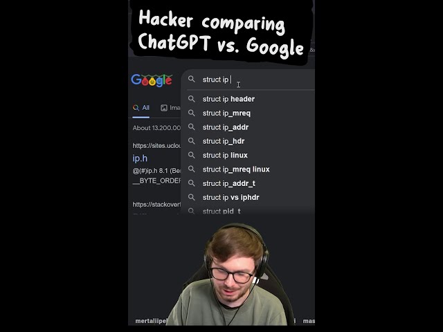 Google vs. ChatGPT for Hackers #shorts